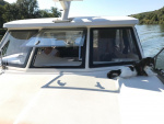 Iris en bateau sur la Sarre